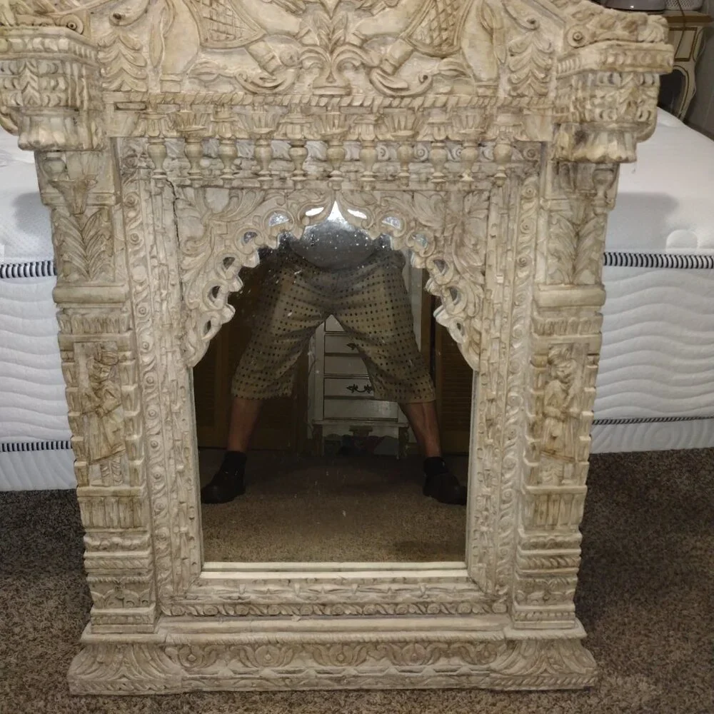 1940's Moroccan stone Mirror